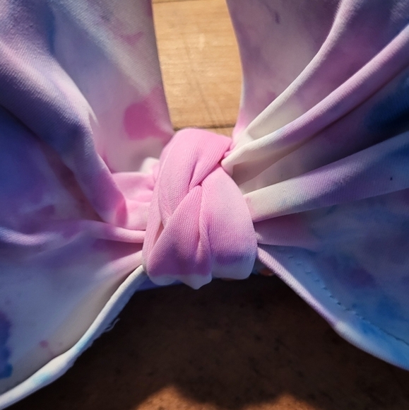 Sun & Shade Tie Dye Push Up Swim Bikini Top Size 34DD - Picture 5 of 8